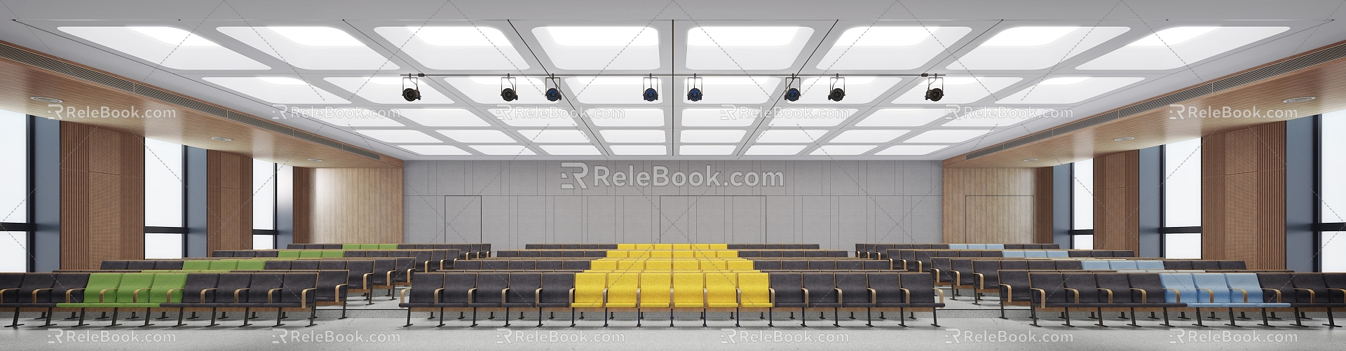 Report Hall Multi-function Hall 3d model