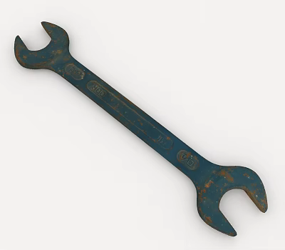 Hardware wrench tool 3d model Hardware wrench tool 3d model