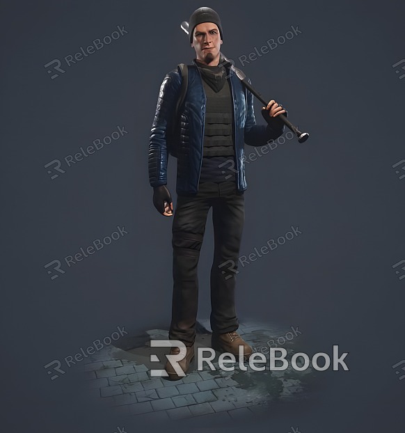 Modern Man Robber model