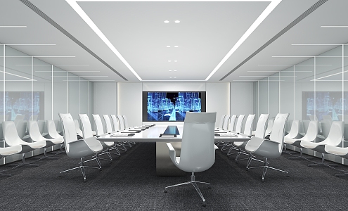 Modern Conference Room Large Conference Room 3d model