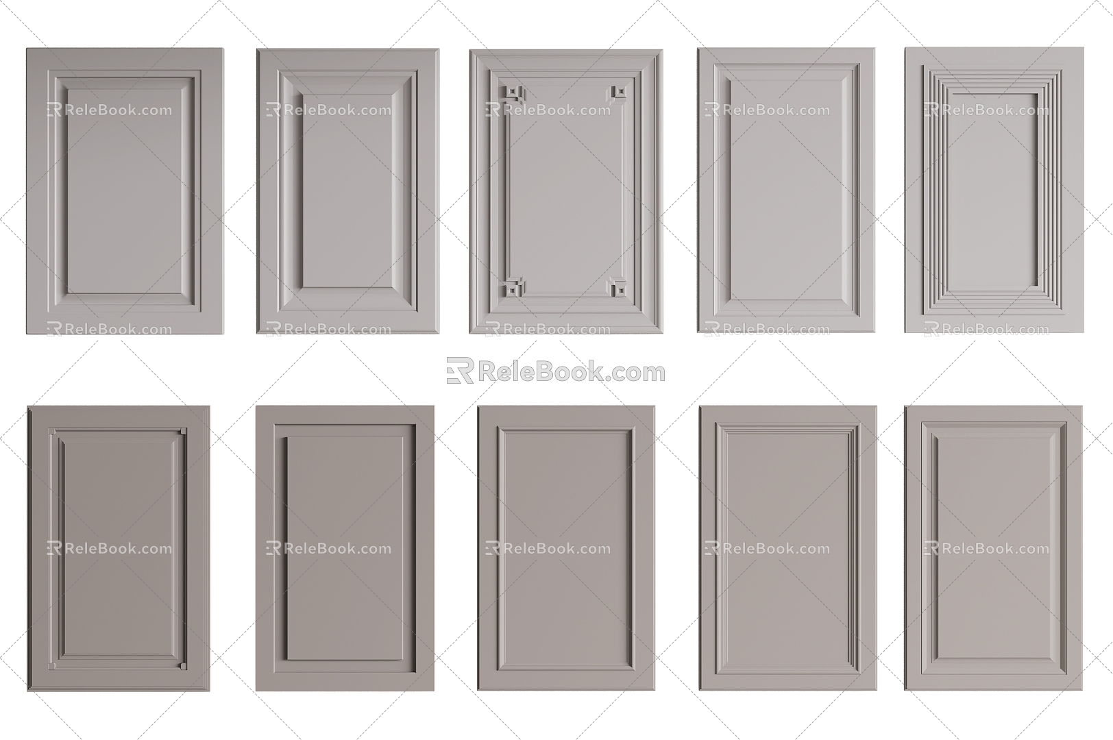 Cabinet door panel 3d model