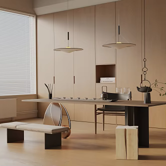 Modern Tea Room 3d model