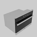 Miele Built in Kitchen Oven With Black Glass Panel And Digital