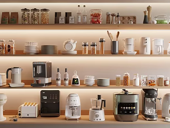 Kitchen Appliances Kitchen Supplies 3d model