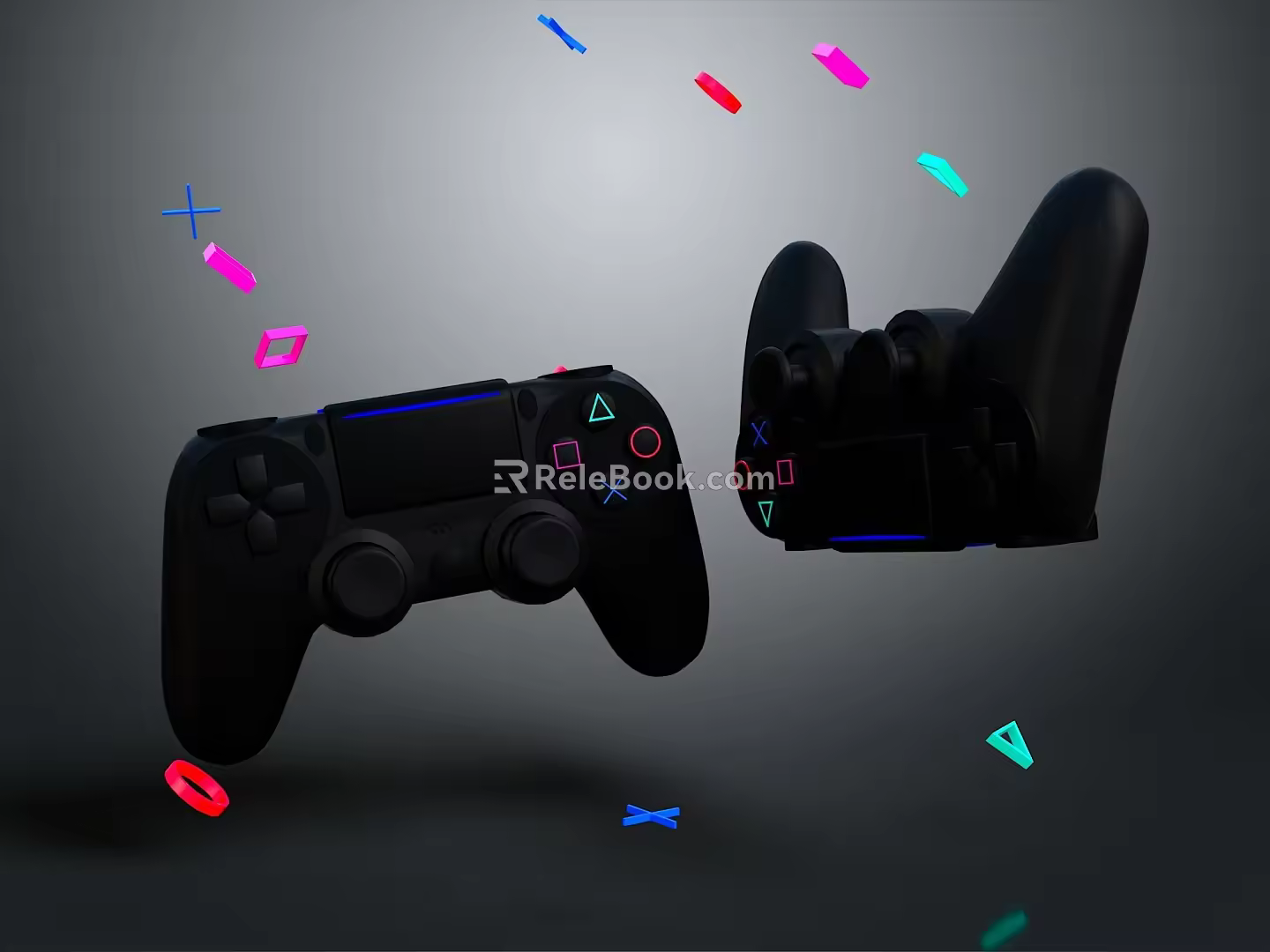 gamepad wireless gamepad game console accessories gamepad 3d model