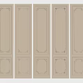 Decorative Wall Panels Featuring Various Ornate Frame Designs For Home Interior 3d model