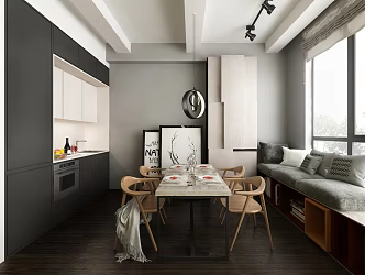 Small Apartment Modern Apartment 3d model