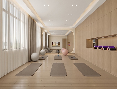 Yoga Room 3d model