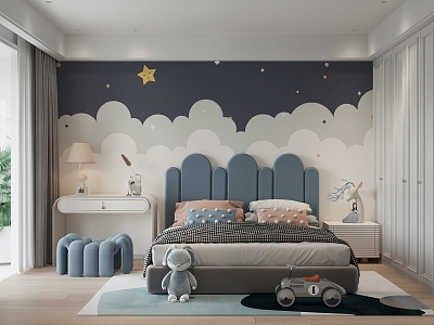 Modern Children's Room 3d model