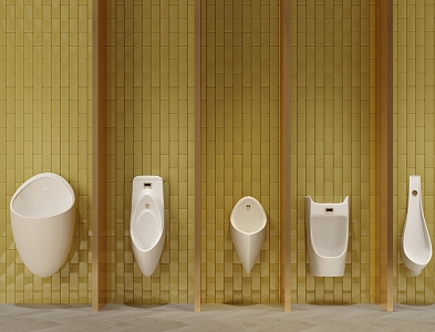 Modern urinal 3d model