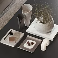 Modern decorations 3d model