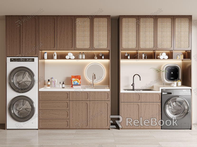 Silent Wind Washing Machine Cabinet model