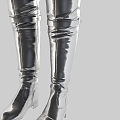 Boots Long Boots Leather Boots Over-the-Knee Boots Next Generation 3d model