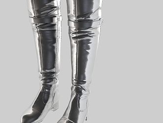 Boots Long Boots Leather Boots Over-the-Knee Boots Next Generation 3d model