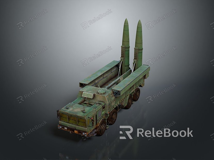 missile vehicle anti-aircraft missile vehicle cruise missile vehicle anti-tank missile vehicle military vehicle military vehicle transportation model