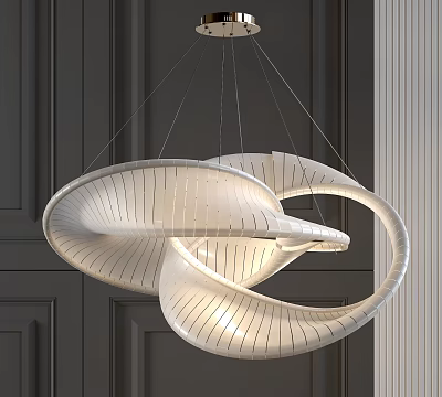 Modern chandelier 3d model