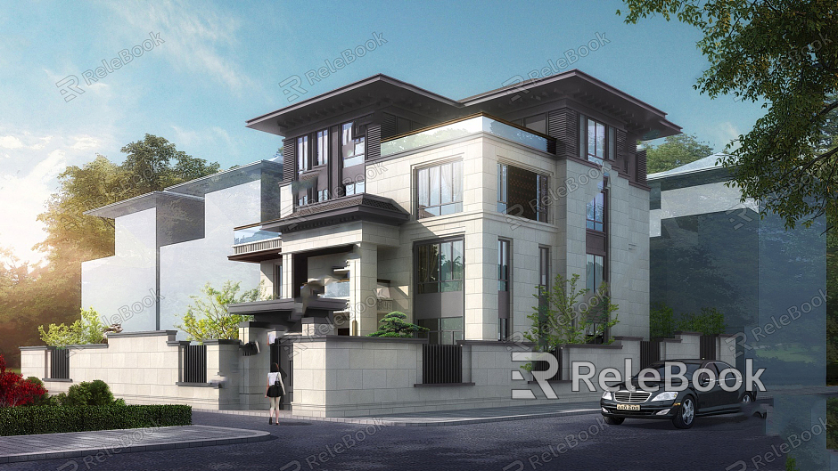 New Chinese Style Villa Villa model