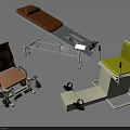 Professional Medical Equipment Including Examination Tables Treatment Chairs And Adjustable Devices