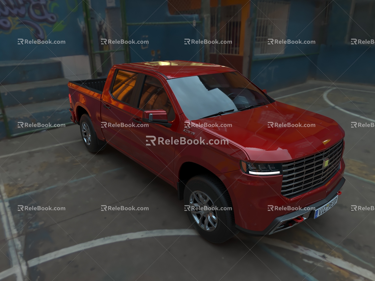 Hyundai Pickup Car Pickup 3d model