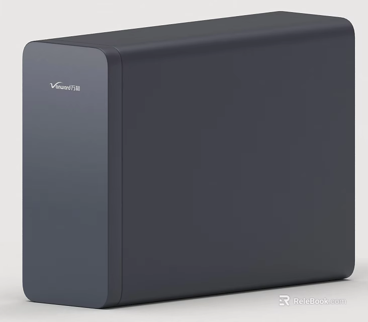 ViewSonic Modern Black Square Sleek Daily Use Electrical Appliance Device Design 3d model