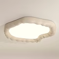 Modern Cloud Shaped Ceiling Lights With Wavy Edges White And Beige Design 3d model