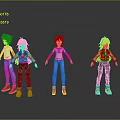Characters Game Characters Game Characters Realistic Characters Cartoon Characters Handmade Cartoon Handmade 3d model