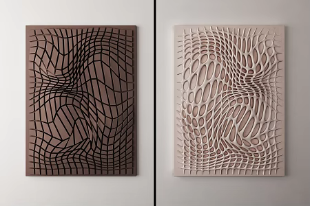 Modern Wall Decoration 3d model