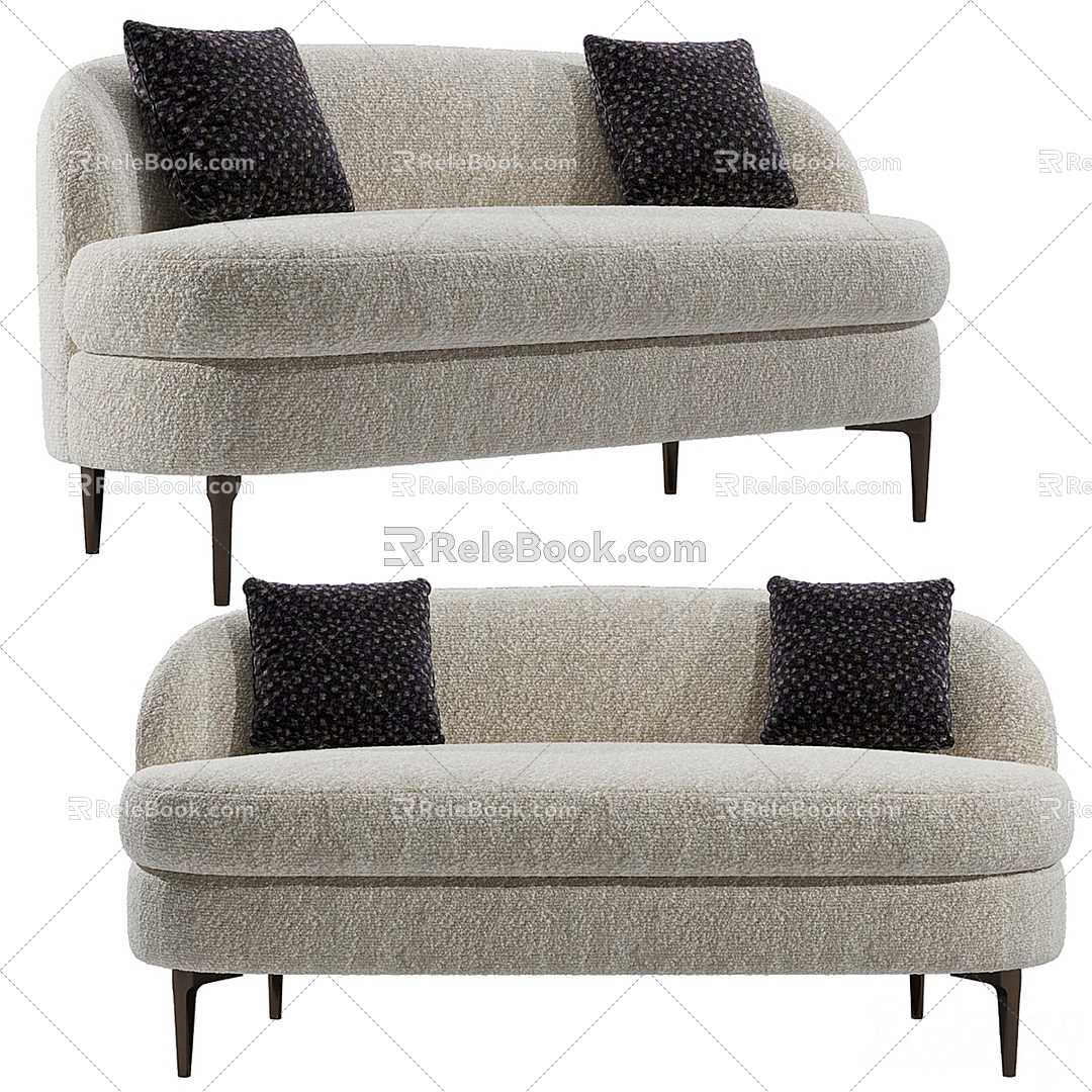 DeMuro Das fabric two-seat sofa model