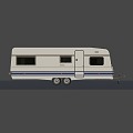 Camping Trailer 3d model