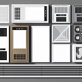 Various Types Of Ventilation Grilles Air Vents And Exhaust Fans