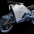 Mercedes-Benz Futuristic Concept Motorcycle With Modern Sleek Design And LED Lighting Features