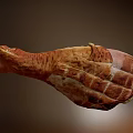 Juicy Roasted Chicken Leg with Tender Meat and Crispy Skin