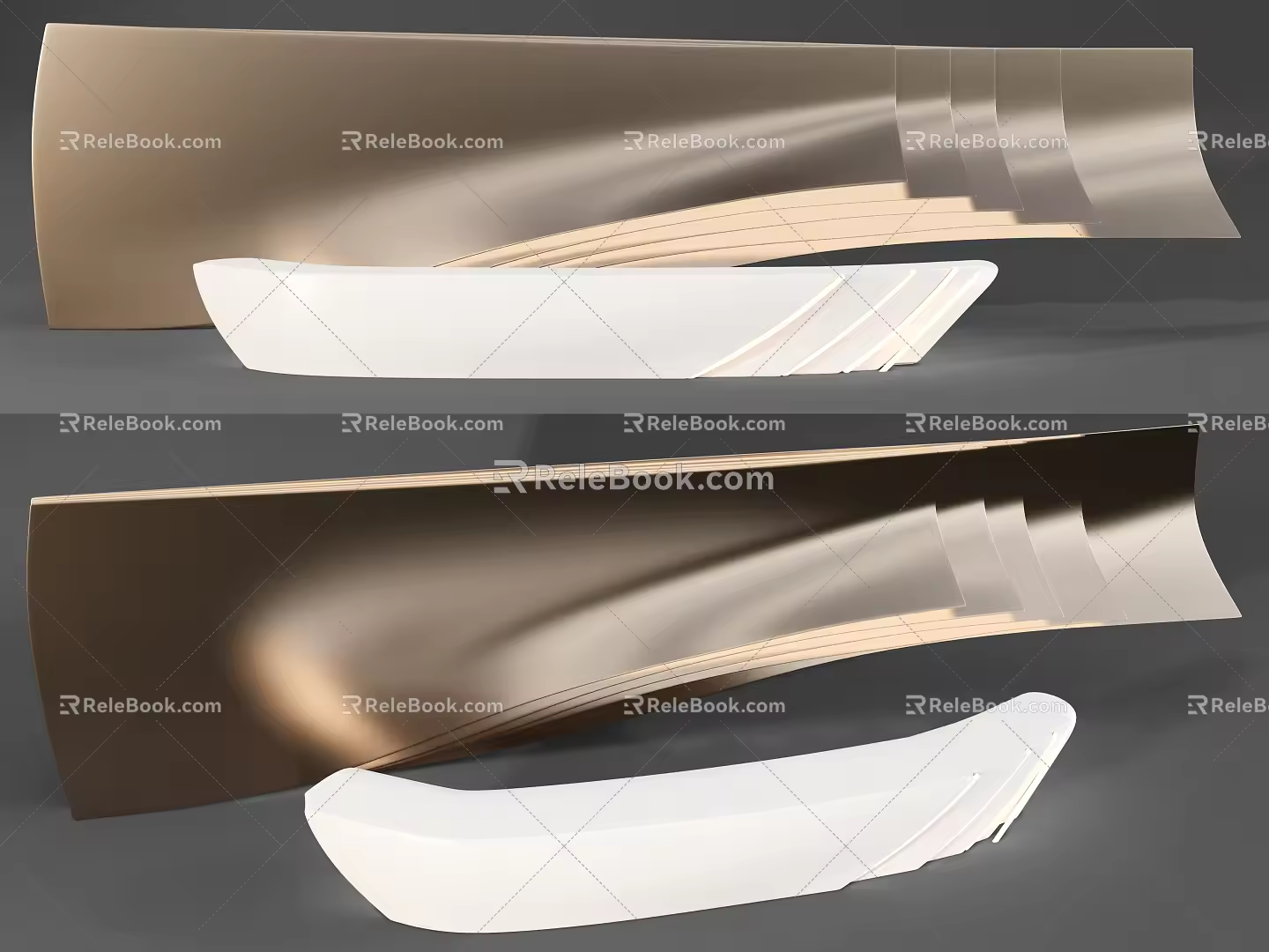 Modern reception desk Reception desk Front desk 3d model