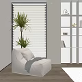 Modern Lazy Sofa 3d model