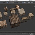 Wooden Boxes Cargo Boxes Cargo Boxes Cargo Boxes Cargo Terminals Cargo Transport Boxes Low Face Number Low Mold Simple Mold Game Video Level Realism 3d model