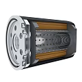 Car Suspension Shock Absorber with Metal Casing Internal Spring and Cylindrical Design