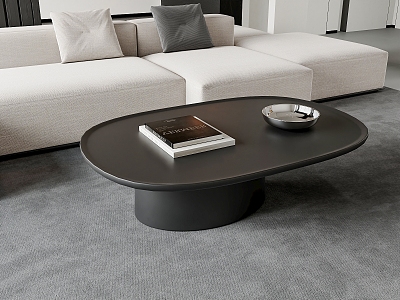 Modern Coffee Table Oval Coffee Table Living Room Coffee Table model