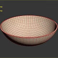 Shiny Copper Metallic Household Bowl With Smooth Surface And Lustrous Finish