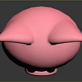 Cute Pink Pig Toy with Big Ears Black Eyes and Round Nose