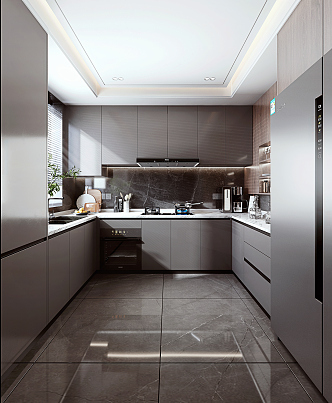 Modern Kitchen 3d model