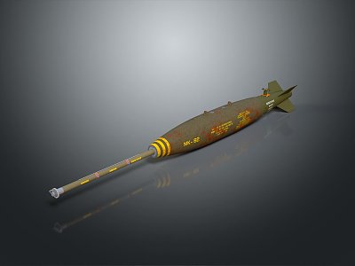 mine naval mine suspended mine underwater mine military goods military equipment military supplies 3d model