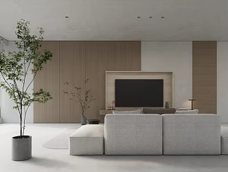 modern living room 3d model