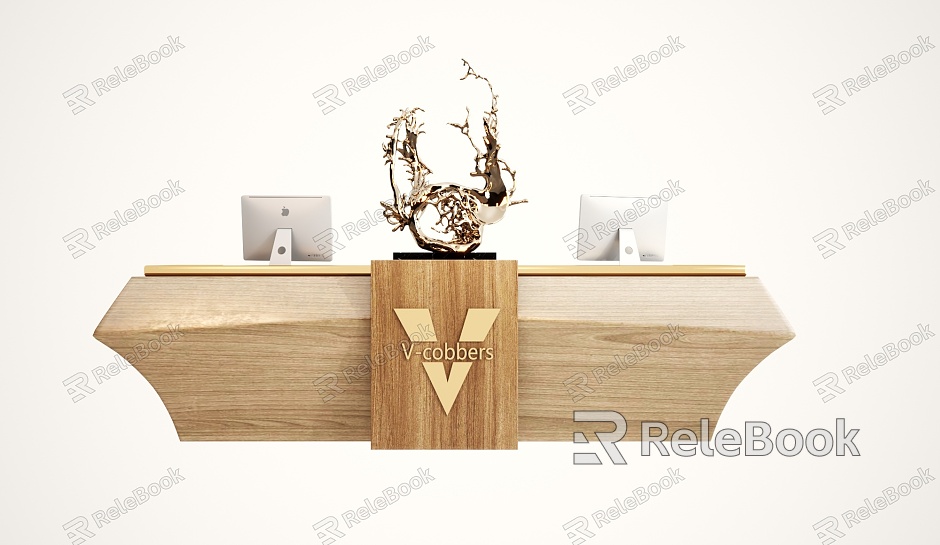 Modern reception desk front desk model