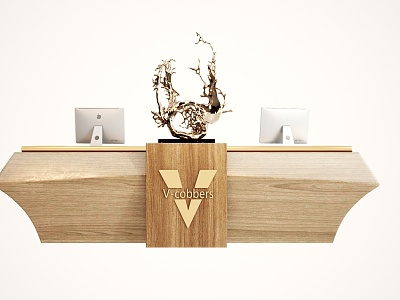 Modern reception desk front desk model