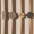 Modern Decorative Handles With Various Stylish Designs On Vertical Door Panels