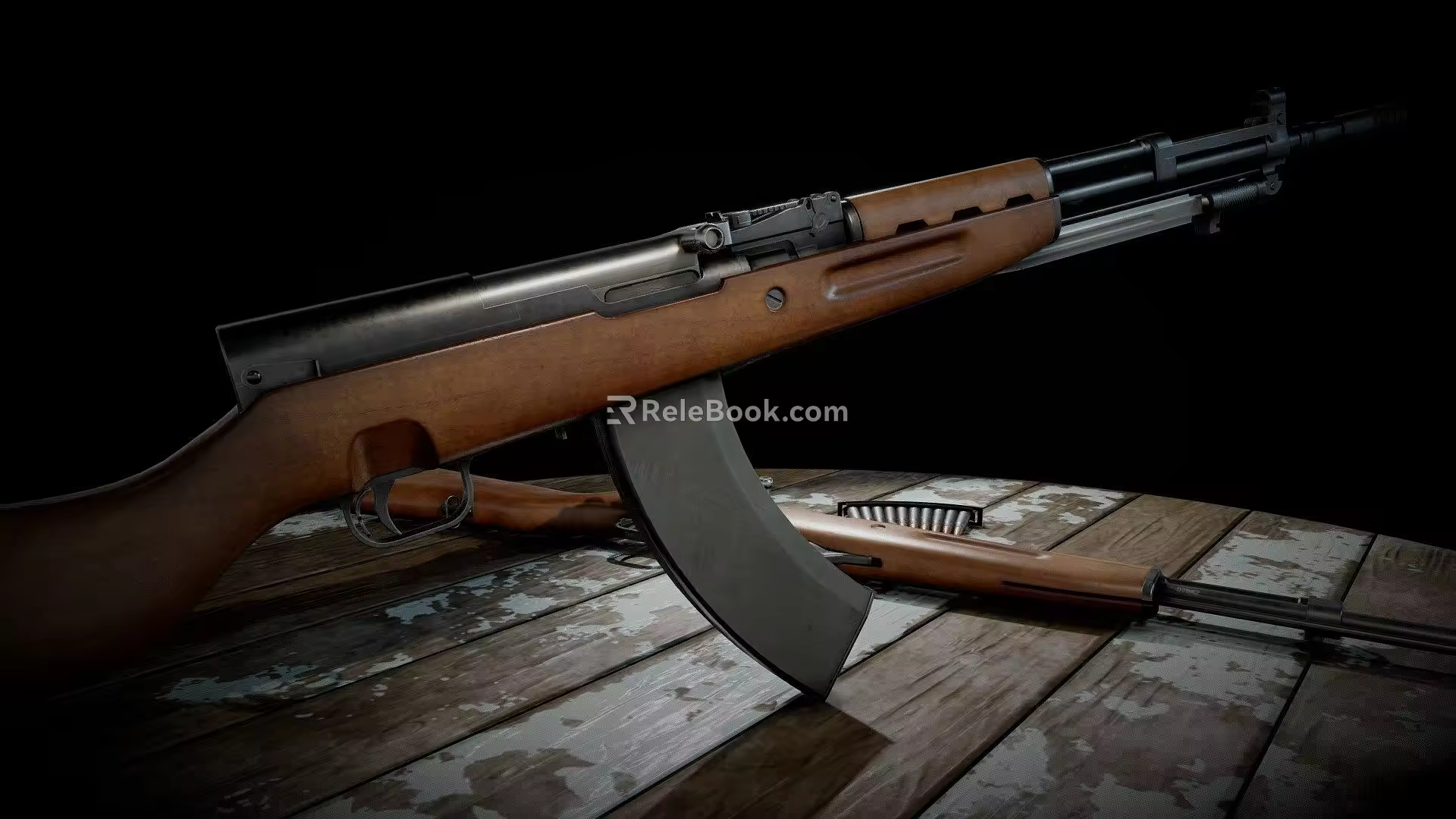 submachine gun 3d model