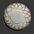 Decorative White Vase with Colorful Braided Pattern for Home Living Essentials