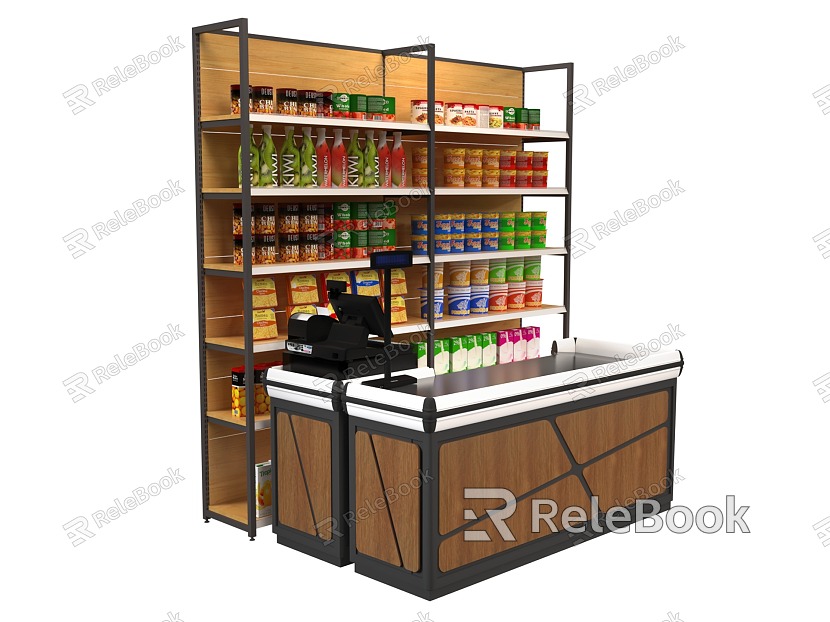 Supermarket Cashier Supermarket Shelf Cashier Equipment Cashier Cashier Cashier Bar model