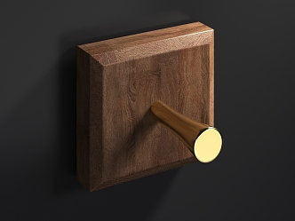 Modern Hook Coat Hook 3d model