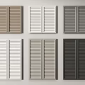 Modern shutter door shutter cabinet door shutter door shutter panel 3d model